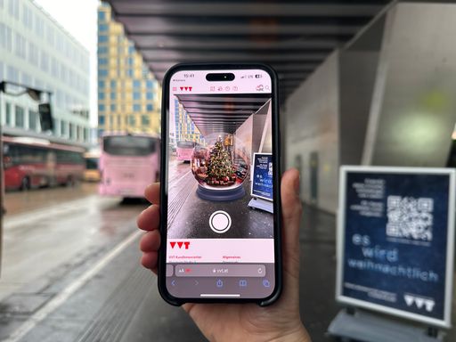 Vorschau Bild von Augmented Reality Schneekugel