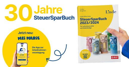 SteuerSparBuch 2023/24 feiert 30 Jahre und Mei
Marie - die App zur Arbeitnehmerveranlagung ist jetzt neu!