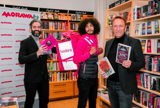  Kooperation Morawa Buchhandel und foodora
Lieferservice