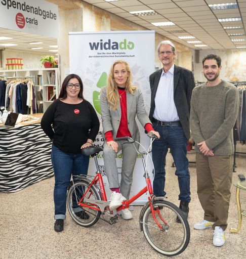  WIDADO-Pressetermin im carla pop-up store in 1060
Wien.