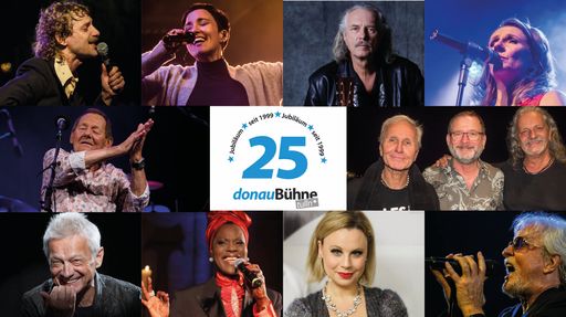 Vorschau Bild von Collage der beim Jubilaeumskonzert am 20.Juli
auftretenden Kuenstler