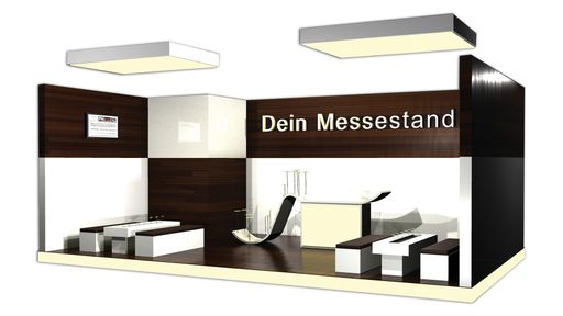  Messestand konventionelle Bauweise - Loungestil / Die Verwendung
dieses Bildes für redaktionelle Zwecke ist unter Beachtung aller
mitgeteilten Nutzungsbedingungen zulässig und dann auch honorarfrei.
Veröffentlichung ausschließlich mit Bildrechte-Hinweis.