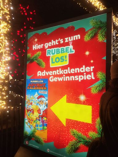 Vorschau Bild von Werbung mit Rubbellos-Adventkalender