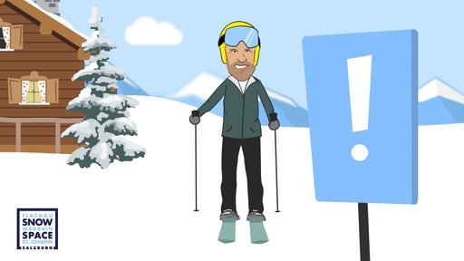  Pistensicherheits-Comic mit Hermann Maier