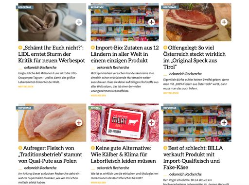 oekoreich.com bietet aktuelle Neuigkeiten sowie
profunde Recherchen und exklusive Reportagen