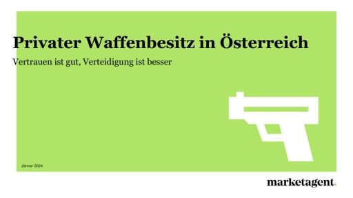 Vorschau Bild von Pressecharts zur Umfrage Privater Waffenbesitz in Österreich