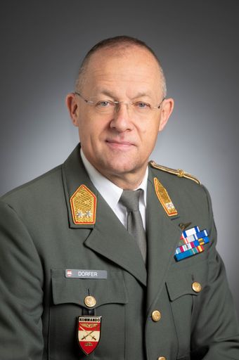 Generalmajor Martin Dorfer, Kommandant der Landstreitkräfte