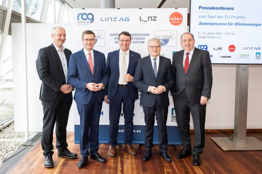  EUH2STARS Europäisches Referenzprojekt zur
großvolumigen Wasserstoffspeicherung EUH2STARS startet unter
österreichischer Führung