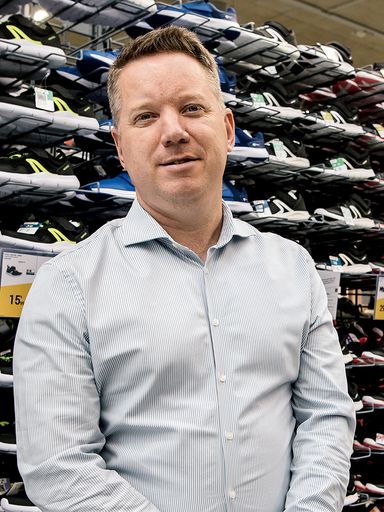  Decathlon-Geschäftsführer Gábor Pósfai.