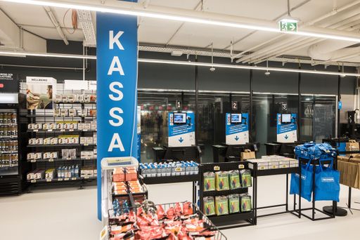 Vorschau Bild von Bequemes Bezahlen dank Self-Checkout-Kassen.