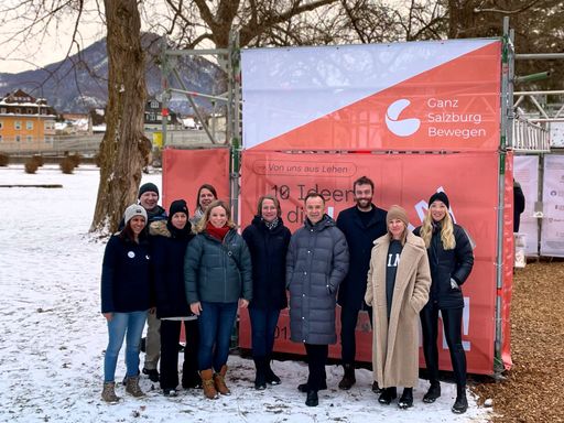 Ganz Salzburg Bewegen: Ausstellungseröffnung im
Lehener Park in Salzburg am 17.01.2024