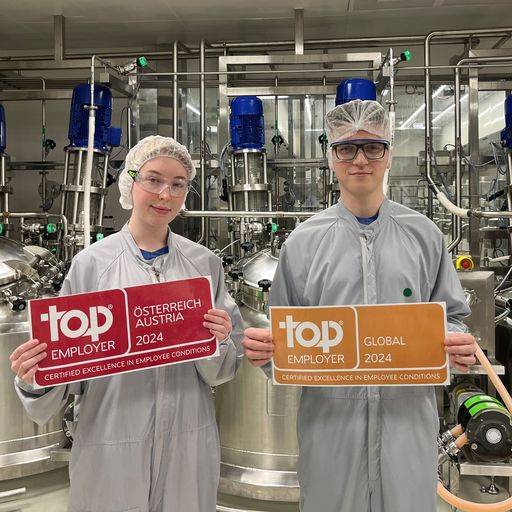 Takeda in Österreich, wurde erneut als “Top
Employer Austria 2024“ ausgezeichnet. Bereits zum siebten Mal in
Folge erhält Takeda die Zertifizierung als „Global Top Employer
2024“ vom Top Employers Institute. Copyright: Takeda, Fotografin: