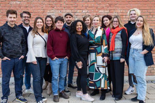 Die Teilnehmenden des Inkubator-Programms sowie das
Team des Media Innovation Labs
