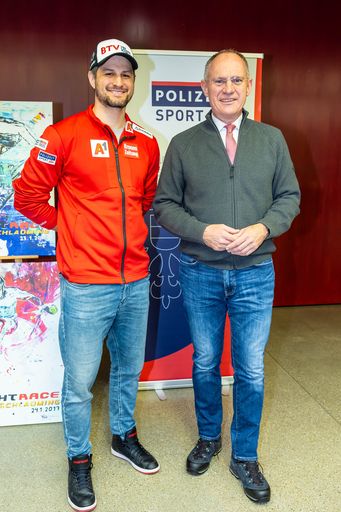 G. Karner und Polizeisportler Johannes Strolz