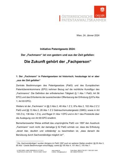  Österreichische Patentanwaltskammer
