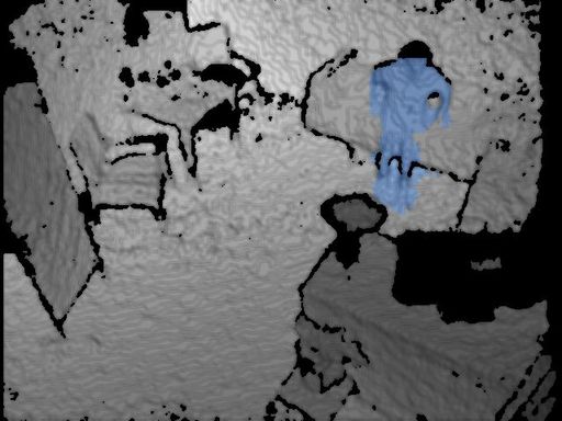 Vorschau Bild von So sieht die Visualisierung in Graustufen von einem
cogvisAI Sensor aus