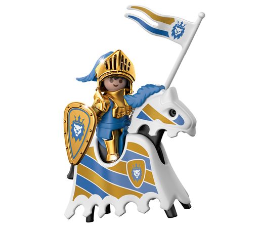 Vorschau Bild von Eine der der ersten PLAYMOBIL-Figuren war 1974 ein Ritter. Zum
50. Geburtstag der Marke erscheint ein Jubiläums-Ritter. / Die
Verwendung dieses Bildes für redaktionelle Zwecke ist unter
Beachtung aller mitgeteilten Nutzungsbedingungen zulässig und dann
auch honorarfrei. Veröffentlichung ausschließlich mit
Bildrechte-Hinweis.