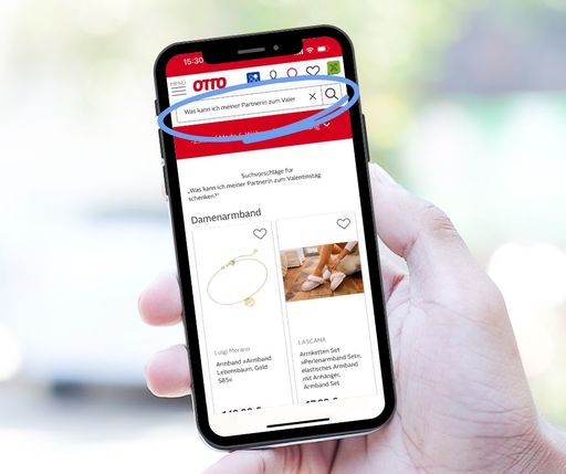Vorschau Bild von Beispielfoto des Search Buddys auf der mobilen
Version von ottoversand.at