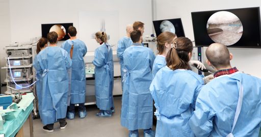 Vorschau Bild von Fortbildung im Fokus: AUVA-Unfallkrankenhaus Linz
fördert Arthroskopie-Neulinge