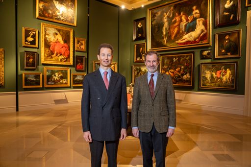 Vorschau Bild von Erbprinz Alois von und zu Liechtenstein und Stephan
Koja, Direktor der Fürstlichen Sammlungen