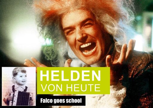 HELDEN VON HEUTE - Falco goes school Logo