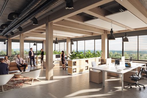 Vorschau Bild von Visualisierung Open Space Bereicht Timber Factory