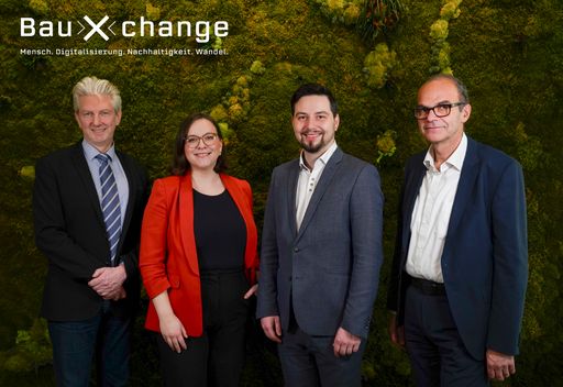 (v.l.n.r.): Prof. Frank Lulei (TU Wien), Sonja
Krasanovic (FCP), Oleksandr Melnyk (TU Wien), DI Robert Schedler
(FCP)