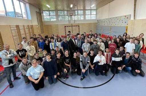  In der Mittelschule in Guntramsdorf wurden
spielerisch die Bürgermeister*innen der Zukunft gesucht.