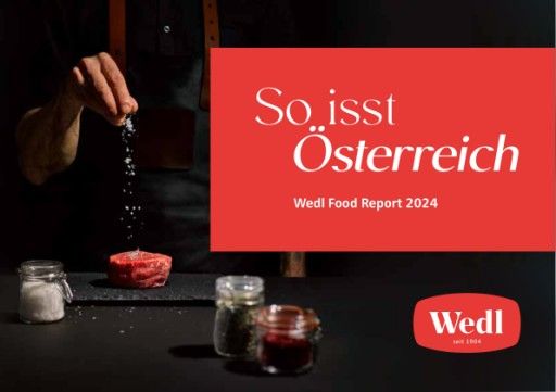 Vorschau Bild von Info Booklet zum Wedl Food Report 2024 "So isst Österreich".