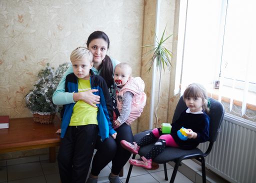 Vorschau Bild von Geflüchtete Familien finden in der Don Bosco
Einrichtung in Lviv eine Unterkunft.
