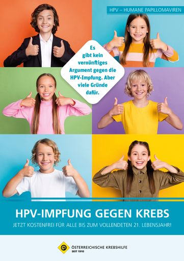 Vorschau Bild von Kostenlose Krebshilfe-Broschüre "HPV-Impfung gegen Krebs".
Erhältlich bei der Krebshilfe unter service@krebshilfe.net oder
Download unter www.krebshilfe.net