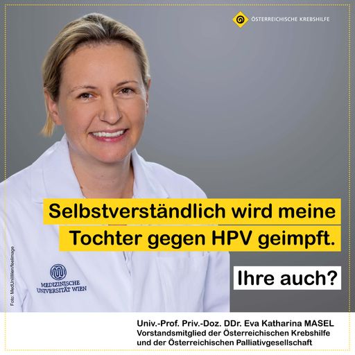 Vorschau Bild von Krebshilfe-Kampagne zur HPV-Impfung