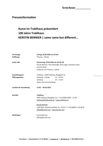 Vorschau Bild von Presseaussendung