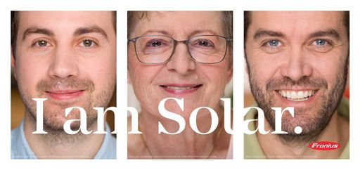 Vorschau Bild von Mit einer neuen Werbekampagne will Fronius die
Trendwende am heimischen Solarmarkt einläuten – „We are Fronius“
wächst weiter und wird zu „We are Solar“.