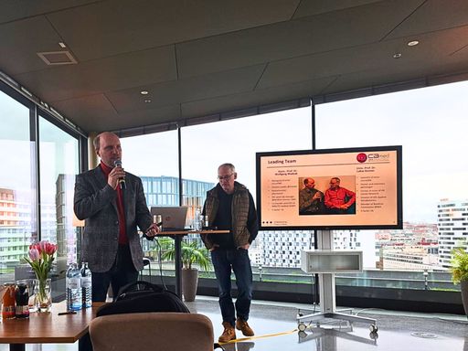Prof. Dr. Wolfgang Wadsak und Prof. Dr. Lukas
Kenner
