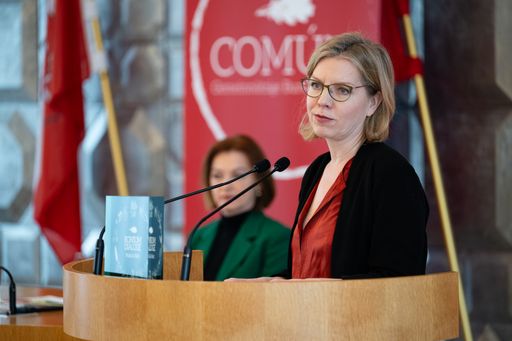 Vorschau Bild von Bundesministerin Leonore Gewessler eröffnet die
"Österreichischen Konsumdialoge: Wald & Holz" in Leoben