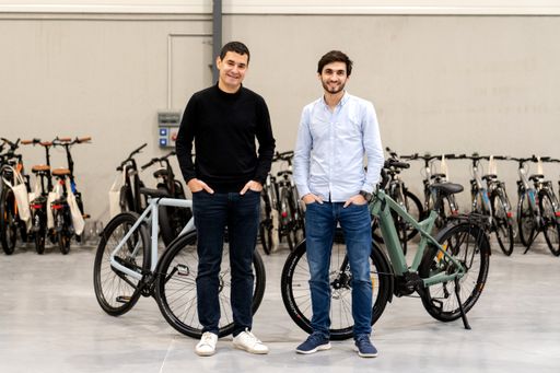 Upway wurde 2021 von Toussaint Wattinne (rechts) und Stéphane
Ficaja (links) in Paris gegründet