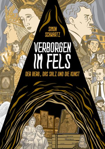 Buchcover von Simon Schwartz "Verborgen im Fels.
Der Berg, das Salz und die Kunst"