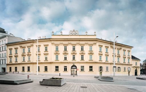 Bauteil Mariahilfer Straße/Klosterhof © MuseumsQuartier, Foto:
Stefan Oláh