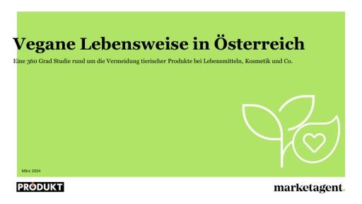 Vorschau Bild von Pressecharts zu Online-Studie Vegane Lebensweise in Österreich