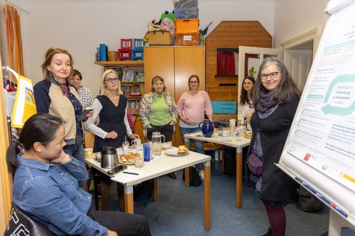 Vorschau Bild von zweites Austausch und Begegnungstreffen am 18.3.2024 im
Nachbarschaftszentrum 22