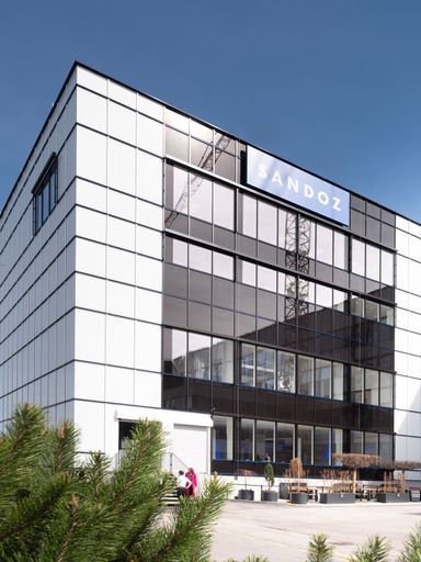 Vorschau Bild von Außenansicht des neuen Produktionsgebäudes