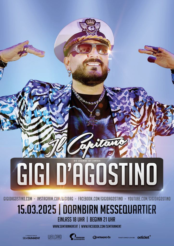 GIGI D´AGOSTINO Die Legende ist zurück!