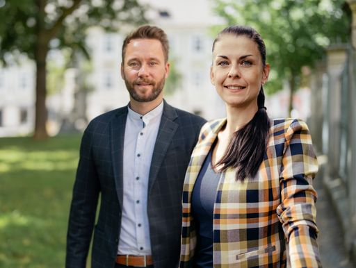 LAbg. Manuel Krautgartner und LAbg. Dagmar Häusler, BSc.