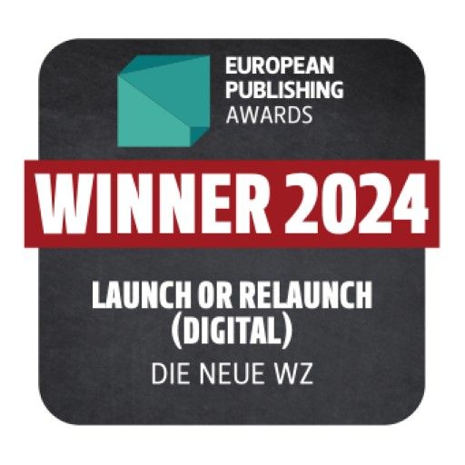 Vorschau Bild von WZ gewinnt den European Publishing Award in der Kategorie "Launch or Relaunch (digital)"