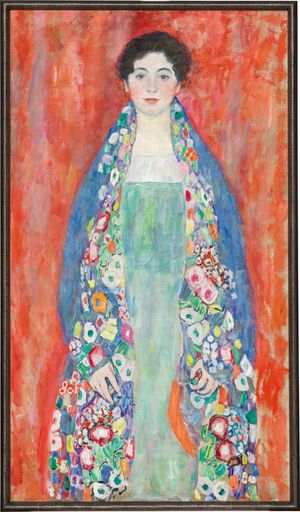 Vorschau Bild von Klimt-Gemälde „Bildnis Fräulein Lieser“: 100 Jahre
verschollen, nun im Auktionshaus im Kinsky