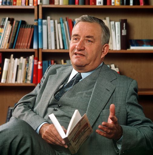 Fritz Molden bei der Frankfurter Buchmesse 1978