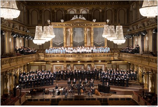  Wiener Sängerknaben, Wiener Chormädchen, Chorus
Primus, Chorus Juventus im Wiener Musikverein
