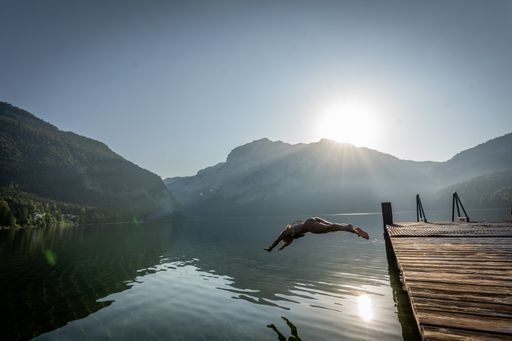 Baden im Altausseer See