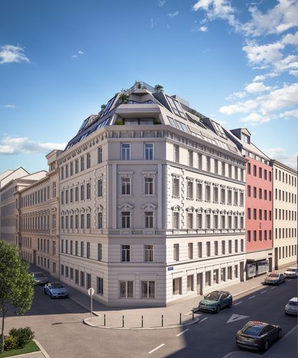 Im von der 3SI Immogroup revitalisierten Stilaltbau
VIVIENNE in der Siebenbrunnengasse 65 in Wien Margareten gelangen
nun 23 attraktive Eigentumswohnungen in den Verkauf.